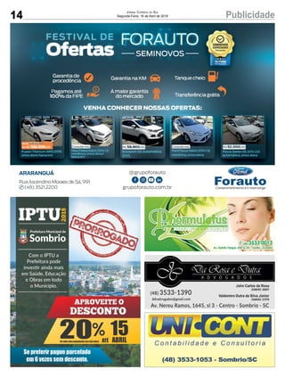 14 PublicidadeJornal Correio do Sul
Segunda-Feira, 16 de Abril de 2018
 