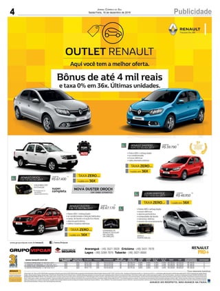 4 PublicidadeJornal Correio do Sul
Sexta-Feira, 16 de dezembro de 2016
 