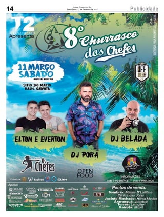 14 PublicidadeJornal Correio do Sul
Sexta-Feira, 17 de Fevereiro de 2017
 