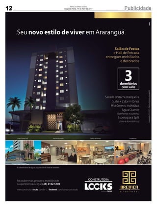 12 PublicidadeJornal Correio do Sul
Segunda-Feira, 17 de Abril de 2017
 