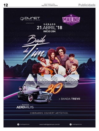 12 PublicidadeJornal Correio do Sul
Terça-Feira, 17 de Abril de 2018
 