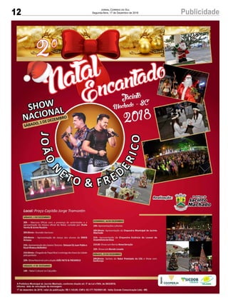 12 PublicidadeJornal Correio do Sul
Segunda-feira, 17 de Dezembro de 2018
 