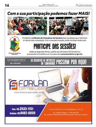 14 PublicidadeJornal Correio do Sul
Segunda-feira, 17 de Dezembro de 2018
 