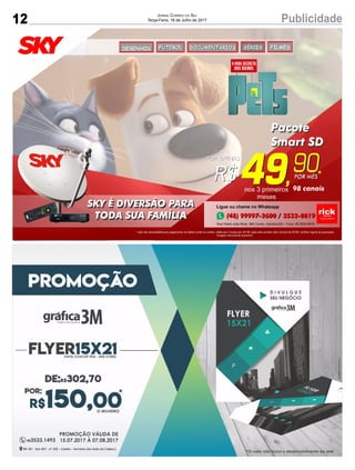 12 PublicidadeJornal Correio do Sul
Terça-Feira, 18 de Julho de 2017
 