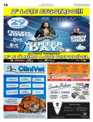 14 PublicidadeJornal Correio do Sul
Terça-Feira, 18 de Julho de 2017
 