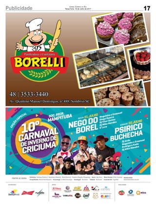 17Publicidade Jornal Correio do Sul
Terça-Feira, 18 de Julho de 2017
 