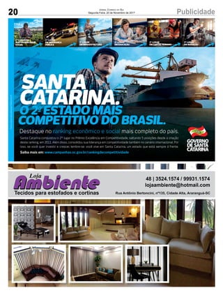 20 PublicidadeJORNAL CORREIO DO SUL
Segunda-Feira, 20 de Novembro de 2017
 