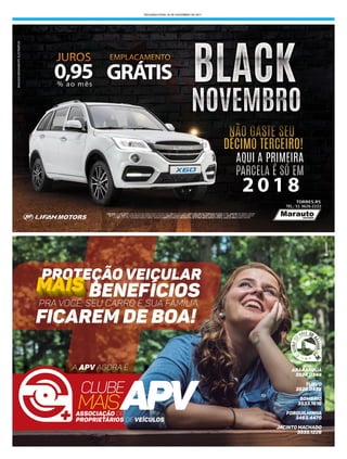 SEGUNDA-FEIRA, 20 DE NOVEMBRO DE 2017
 