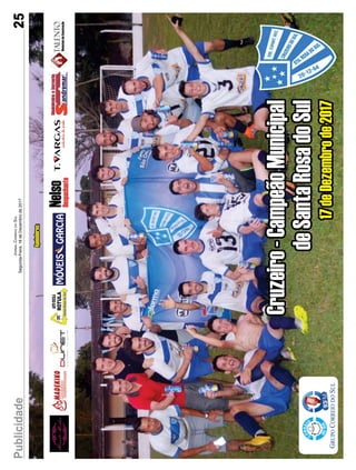 25PublicidadeJornalCorreiodoSul
Segunda-Feira,18deDezembrode2017
 