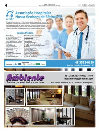 4 PublicidadeJornal Correio do Sul
Segunda-Feira, 18 de Dezembro de 2017
 