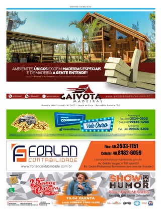 QUINTA-FEIRA, 19 DE ABRIL DE 2018
C
M
Y
CM
MY
CY
CMY
K
 