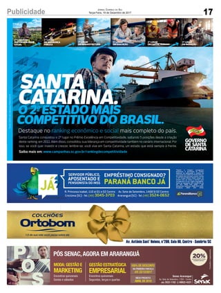 17Publicidade Jornal Correio do Sul
Terça-Feira, 19 de Dezembro de 2017
17Publicidade Jornal Correio do Sul
Terça-Feira, 31 de Outubro de 2017
 