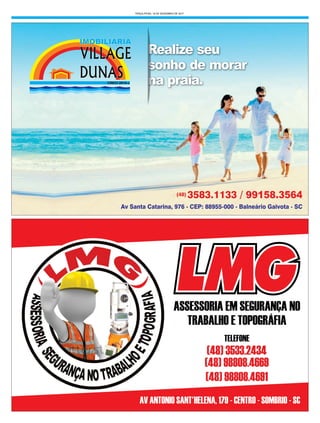 TERÇA-FEIRA, 19 DE DEZEMBRO DE 2017
 