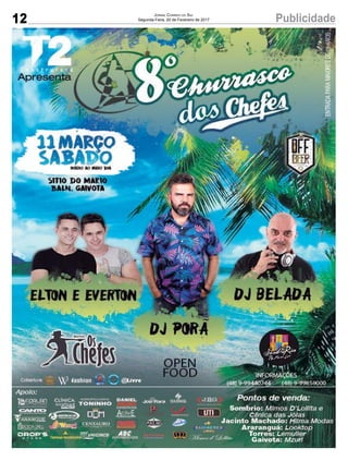 12 PublicidadeJornal Correio do Sul
Segunda-Feira, 20 de Fevereiro de 2017
 