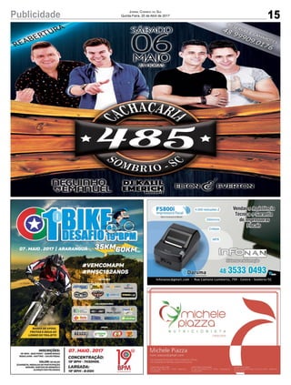 15Publicidade Jornal Correio do Sul
Quinta-Feira, 20 de Abril de 2017
 