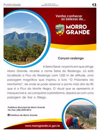 13Publicidade Jornal Correio do Sul
Quinta-Feira, 20 de Julho de 2017
 