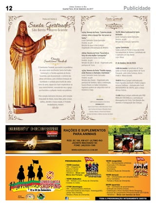 12 PublicidadeJornal Correio do Sul
Quarta-Feira, 20 de Setembro de 2017
 