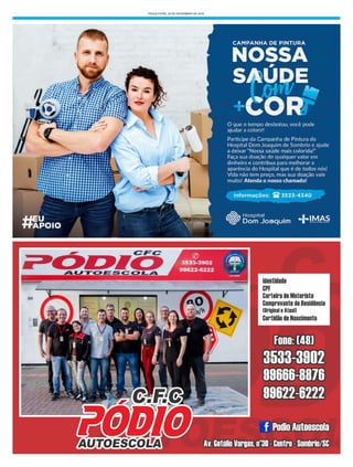 TERÇA-FEIRA, 20 DE NOVEMBRO DE 2018
 