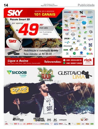 14 PublicidadeJornal Correio do Sul
Terça-Feira, 21 de Março de 2017
 