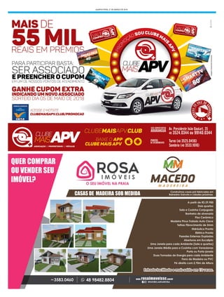 QUARTA-FEIRA, 21 DE MARÇO DE 2018
 