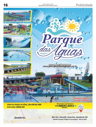 16 PublicidadeJornal Correio do Sul
Quinta-Feira, 22 de Fevereiro de 2018
 