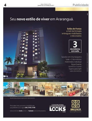 4 PublicidadeJornal Correio do Sul
Quarta-Feira, 22 de Março de 2017
 