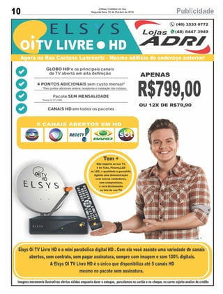 10 PublicidadeJornal Correio do Sul
Segunda-feira, 22 de Outubro de 2018
 