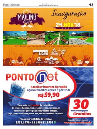 13Publicidade Jornal Correio do Sul
Segunda-feira, 22 de Outubro de 2018
 