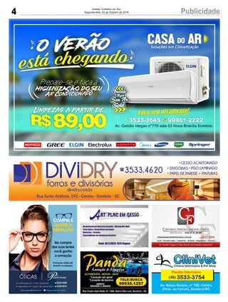 4 PublicidadeJornal Correio do Sul
Segunda-feira, 22 de Outubro de 2018
 