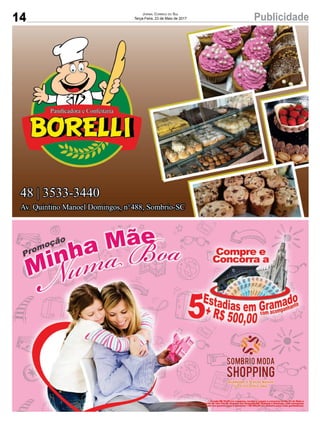 14 PublicidadeJornal Correio do Sul
Terça-Feira, 23 de Maio de 2017
 