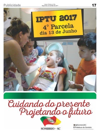 17Publicidade Jornal Correio do Sul
Terça-Feira, 23 de Maio de 2017
 