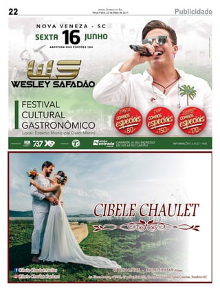 22 PublicidadeJornal Correio do Sul
Terça-Feira, 23 de Maio de 2017
 