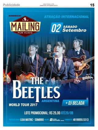 15Publicidade Jornal Correio do Sul
Quarta-Feira, 23 de Agosto de 2017
 