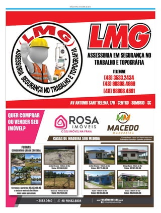 TERÇA-FEIRA, 24 DE ABRIL DE 2018
 