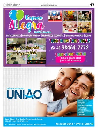 17Publicidade Jornal Correio do Sul
Terça-Feira, 24 de Julho de 2018
 