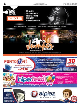 4 PublicidadeJornal Correio do Sul
Terça-Feira, 24 de Julho de 2018
 