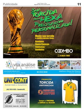 11Publicidade Jornal Correio do Sul
Segunda-Feira, 25 de Junho de 2018
 