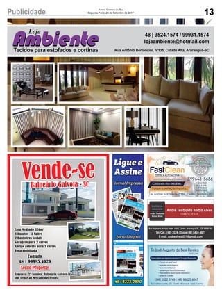 13Publicidade Jornal Correio do Sul
Segunda-Feira, 25 de Setembro de 2017
 