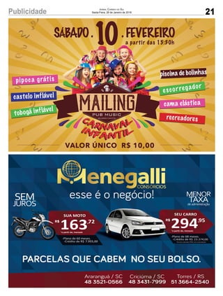 21Publicidade Jornal Correio do Sul
Sexta-Feira, 26 de Janeiro de 2018
 