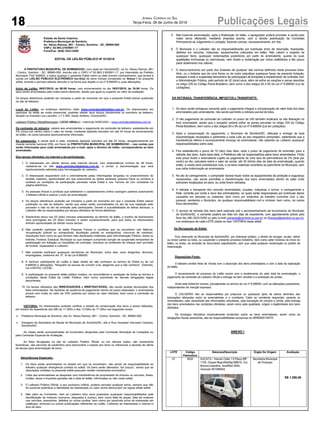 18 Publicações LegaisJornal Correio do Sul
Terça-Feira, 26 de Junho de 2018
 
