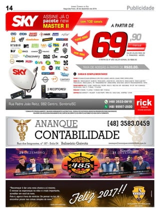 14 PublicidadeJornal Correio do Sul
Segunda-Feira, 26 de dezembro de 2016
 