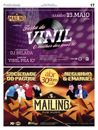 17Publicidade Jornal Correio do Sul
Quinta-Feira, 27 de Abril de 2017
 