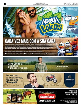 8 PublicidadeJornal Correio do Sul
Quarta-Feira, 27 de Junho de 2018
 