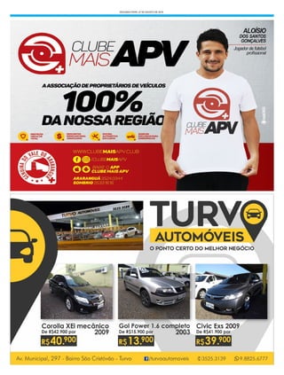 SEGUNDA-FEIRA, 27 DE AGOSTO DE 2018
 