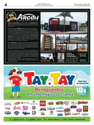 4 PublicidadeJornal Correio do Sul
Terça-feira, 27 de Novembro de 2018
 