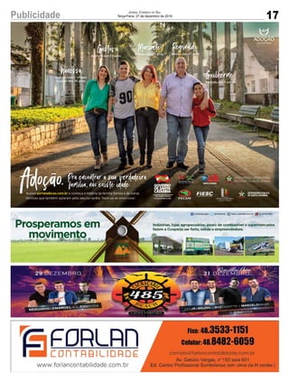 17Publicidade Jornal Correio do Sul
Terça-Feira, 27 de dezembro de 2016
 