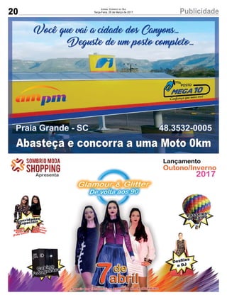 20 PublicidadeJornal Correio do Sul
Terça-Feira, 28 de Março de 2017
 