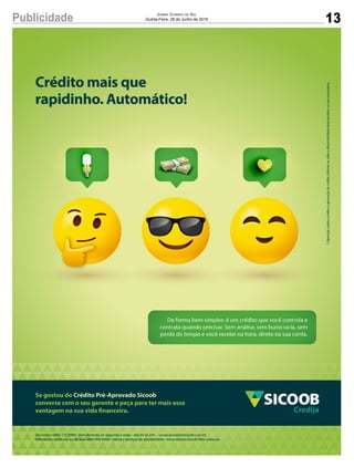 13Publicidade Jornal Correio do Sul
Quinta-Feira, 28 de Junho de 2018
 