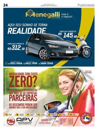 24 PublicidadeJornal Correio do Sul
Sexta-Feira, 28 de Julho de 2017
 