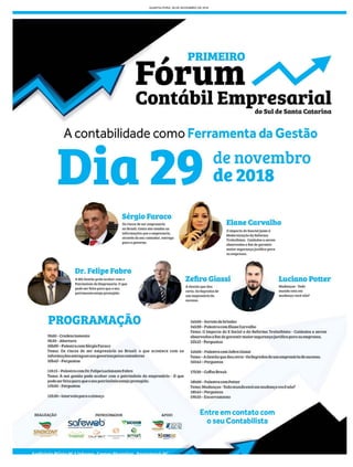 QUARTA-FEIRA, 28 DE NOVEMBRO DE 2018
 